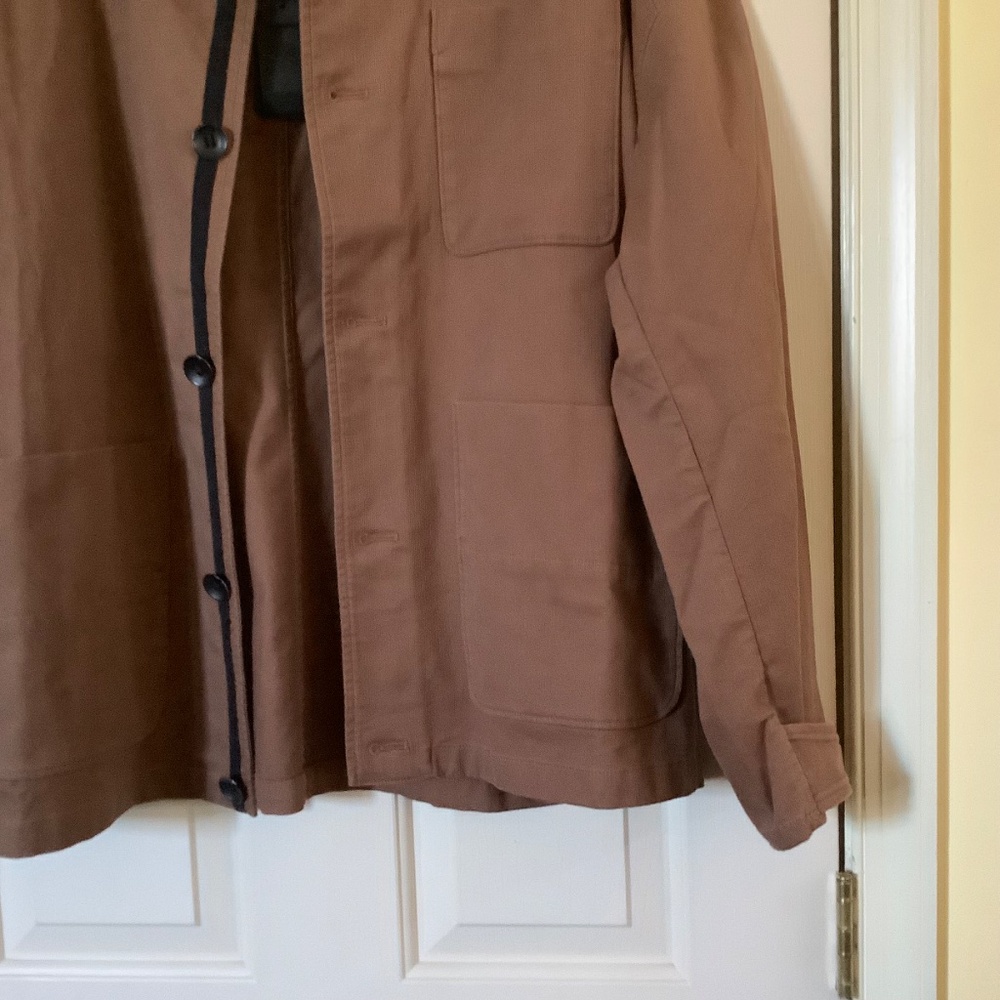 RAG & BONE Mercer Corduroy Barn Jacket Chocolate SZ L - Picture 8 of 16